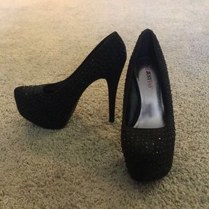 💎 JustFab Rhinestone Platform pumps 💎
